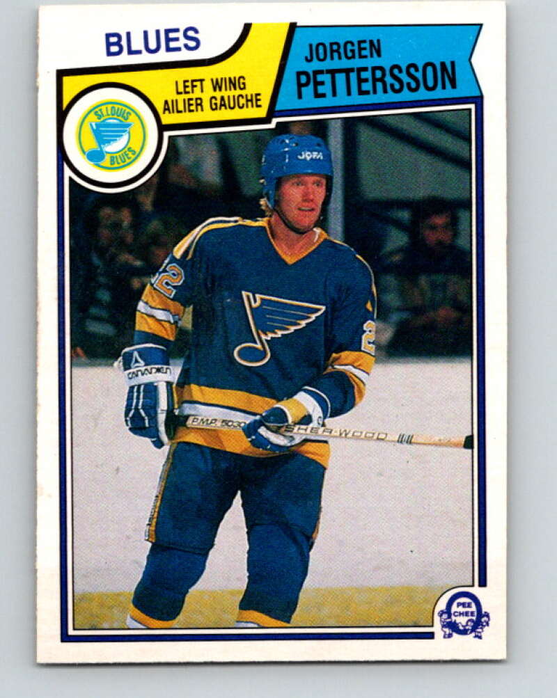 1983-84 O-Pee-Chee #318 Jorgen Pettersson  St. Louis Blues  V27789