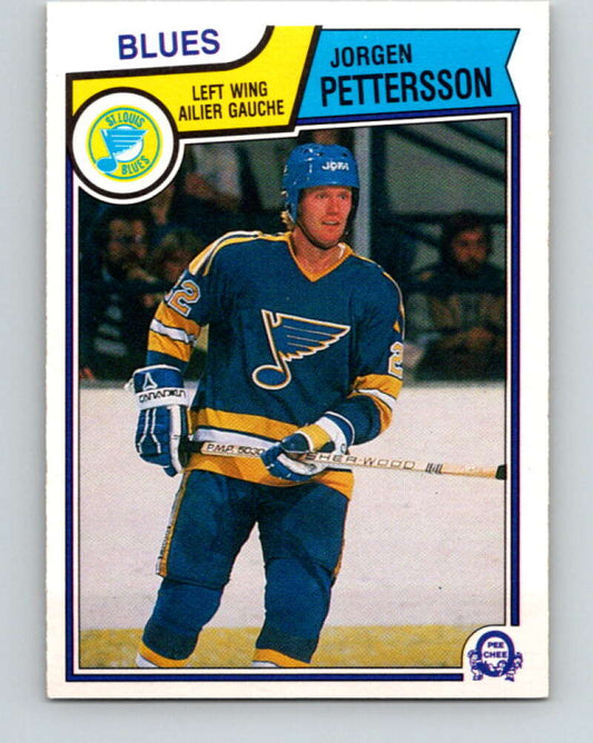 1983-84 O-Pee-Chee #318 Jorgen Pettersson  St. Louis Blues  V27791