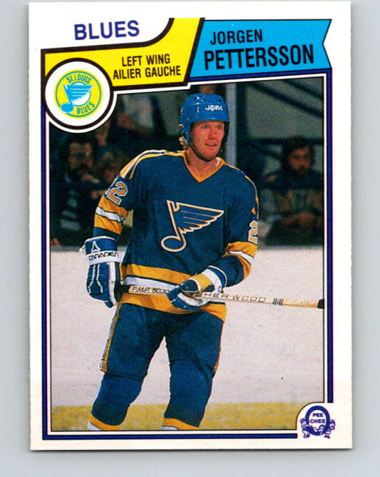 1983-84 O-Pee-Chee #318 Jorgen Pettersson  St. Louis Blues  V27792