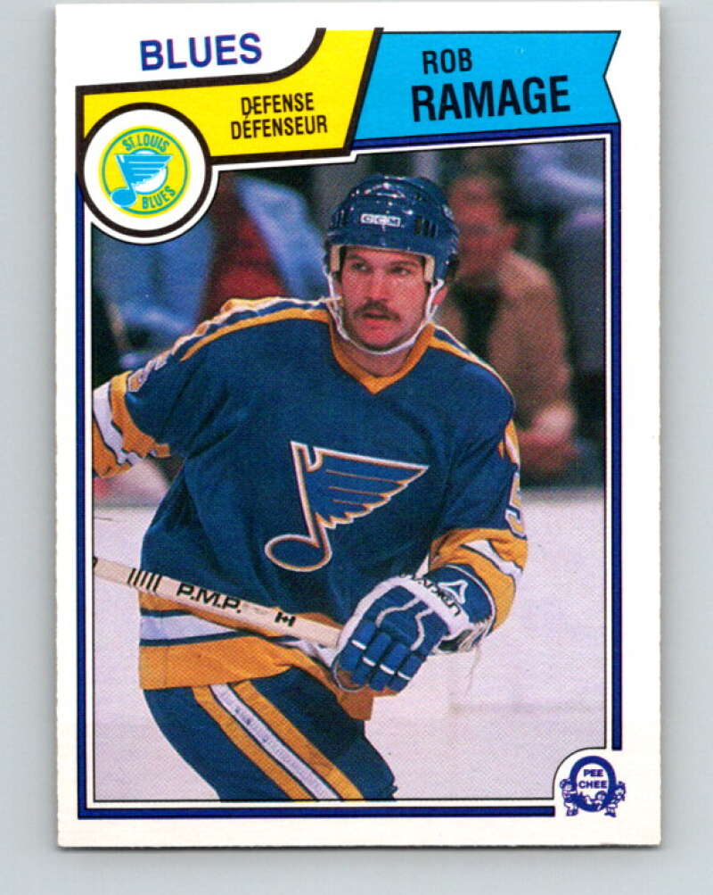 1983-84 O-Pee-Chee #319 Rob Ramage  St. Louis Blues  V27794