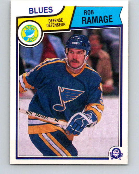 1983-84 O-Pee-Chee #319 Rob Ramage  St. Louis Blues  V27795
