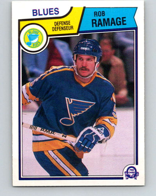 1983-84 O-Pee-Chee #319 Rob Ramage  St. Louis Blues  V27796