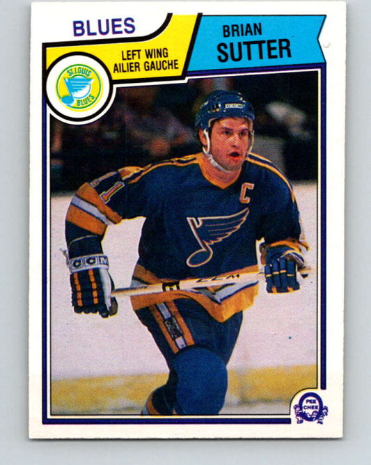 1983-84 O-Pee-Chee #320 Brian Sutter  St. Louis Blues  V27797