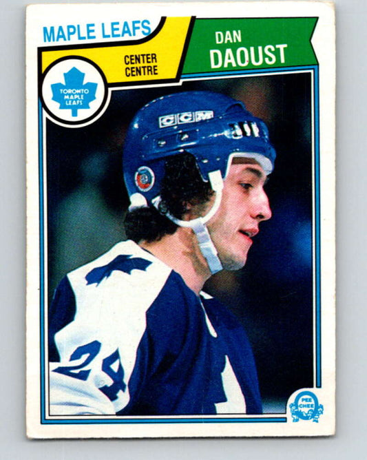 1983-84 O-Pee-Chee #328 Dan Daoust  RC Rookie Maple Leafs  V27819