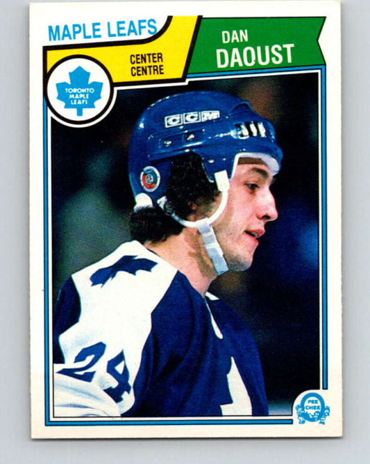 1983-84 O-Pee-Chee #328 Dan Daoust  RC Rookie Maple Leafs  V27820