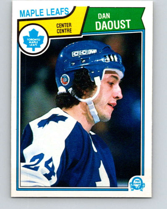 1983-84 O-Pee-Chee #328 Dan Daoust  RC Rookie Maple Leafs  V27822