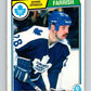 1983-84 O-Pee-Chee #329 Dave Farrish  Toronto Maple Leafs  V27823