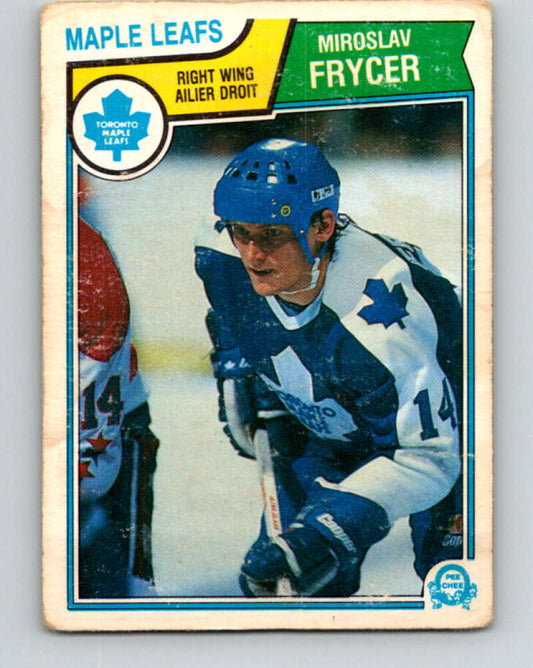 1983-84 O-Pee-Chee #330 Miroslav Frycer  Toronto Maple Leafs  V27827