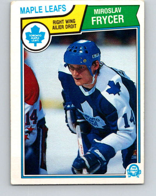 1983-84 O-Pee-Chee #330 Miroslav Frycer  Toronto Maple Leafs  V27828