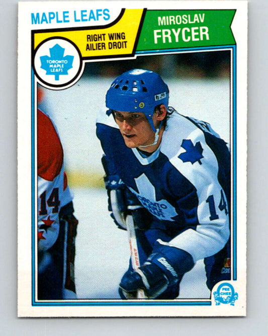 1983-84 O-Pee-Chee #330 Miroslav Frycer  Toronto Maple Leafs  V27829