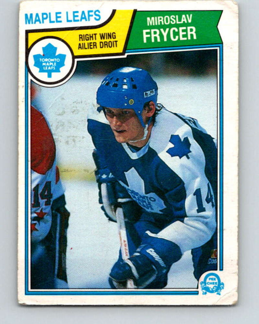 1983-84 O-Pee-Chee #330 Miroslav Frycer  Toronto Maple Leafs  V27830