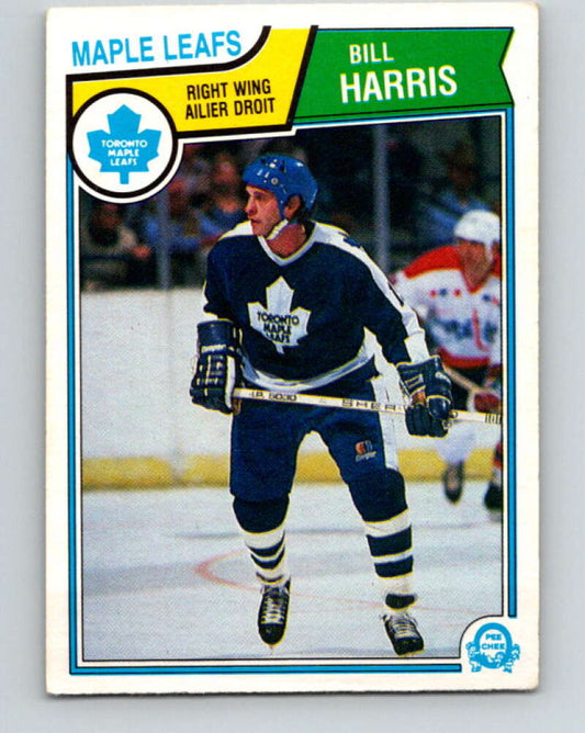1983-84 O-Pee-Chee #333 Billy Harris  Toronto Maple Leafs  V27836