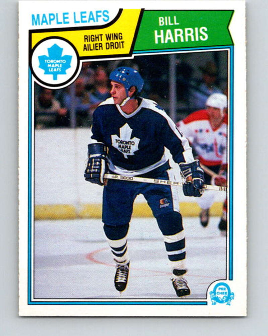1983-84 O-Pee-Chee #333 Billy Harris  Toronto Maple Leafs  V27837