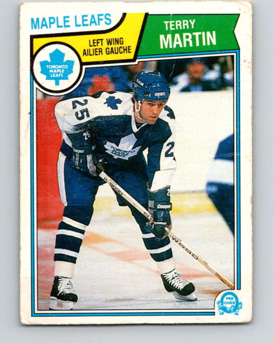1983-84 O-Pee-Chee #336 Terry Martin  Toronto Maple Leafs  V27849