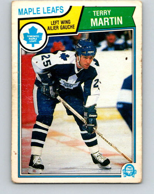 1983-84 O-Pee-Chee #336 Terry Martin  Toronto Maple Leafs  V27850