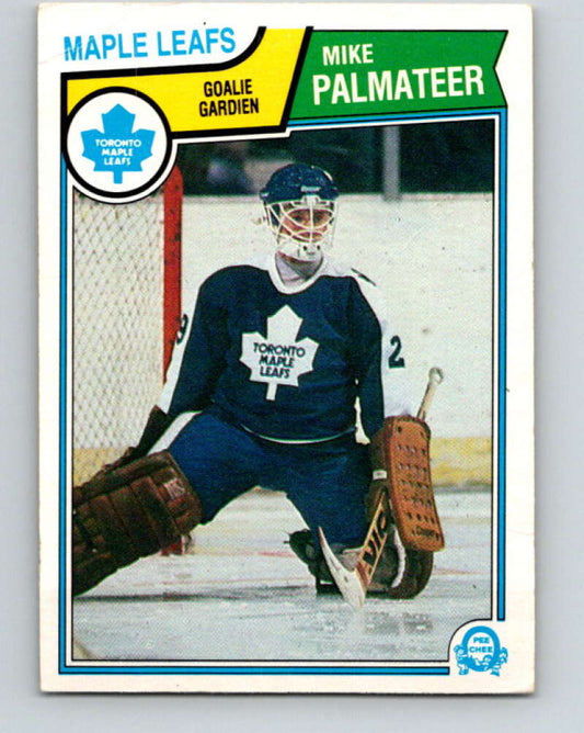1983-84 O-Pee-Chee #338 Mike Palmateer  Toronto Maple Leafs  V27854