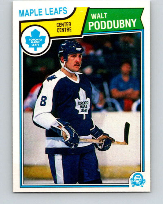 1983-84 O-Pee-Chee #339 Walt Poddubny RC Rookie Maple Leafs  V27857