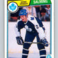 1983-84 O-Pee-Chee #341 Borje Salming  Toronto Maple Leafs  V27860