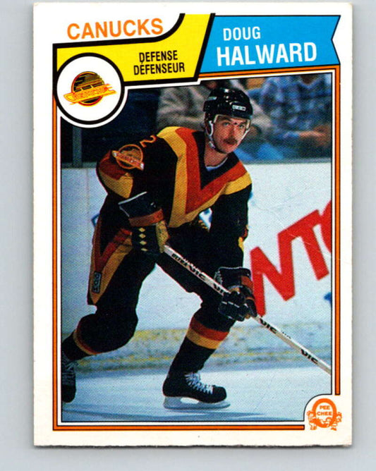 1983-84 O-Pee-Chee #351 Doug Halward  Vancouver Canucks  V27893