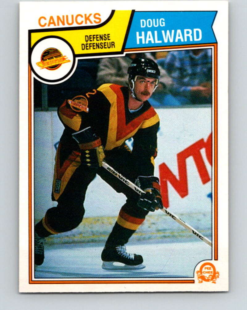 1983-84 O-Pee-Chee #351 Doug Halward  Vancouver Canucks  V27894