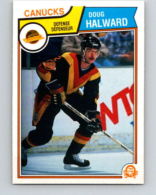 1983-84 O-Pee-Chee #351 Doug Halward  Vancouver Canucks  V27895