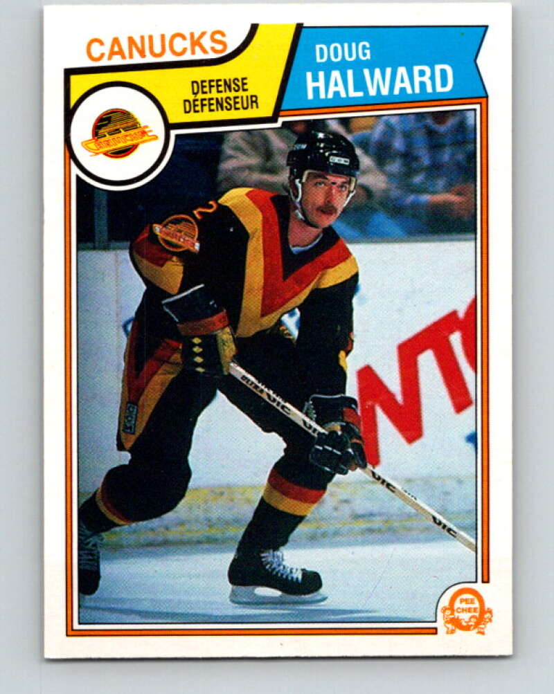 1983-84 O-Pee-Chee #351 Doug Halward  Vancouver Canucks  V27896