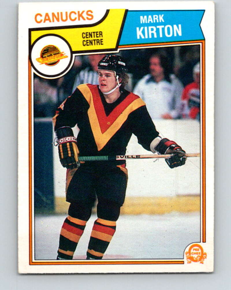 1983-84 O-Pee-Chee #352 Mark Kirton  Vancouver Canucks  V27897