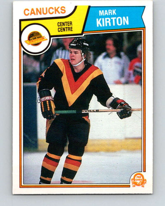 1983-84 O-Pee-Chee #352 Mark Kirton  Vancouver Canucks  V27898