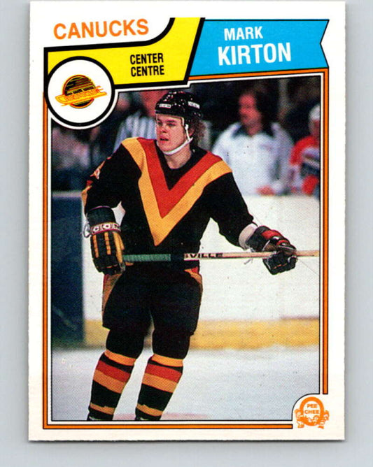 1983-84 O-Pee-Chee #352 Mark Kirton  Vancouver Canucks  V27900