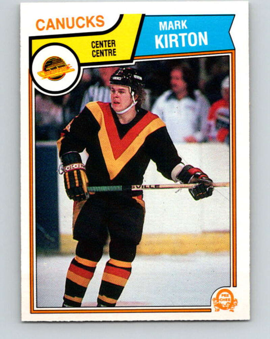 1983-84 O-Pee-Chee #352 Mark Kirton  Vancouver Canucks  V27901