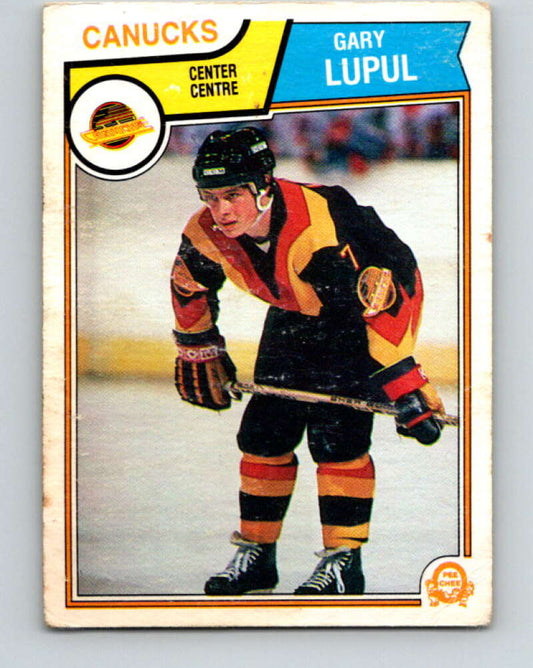 1983-84 O-Pee-Chee #355 Gary Lupul  Vancouver Canucks  V27910