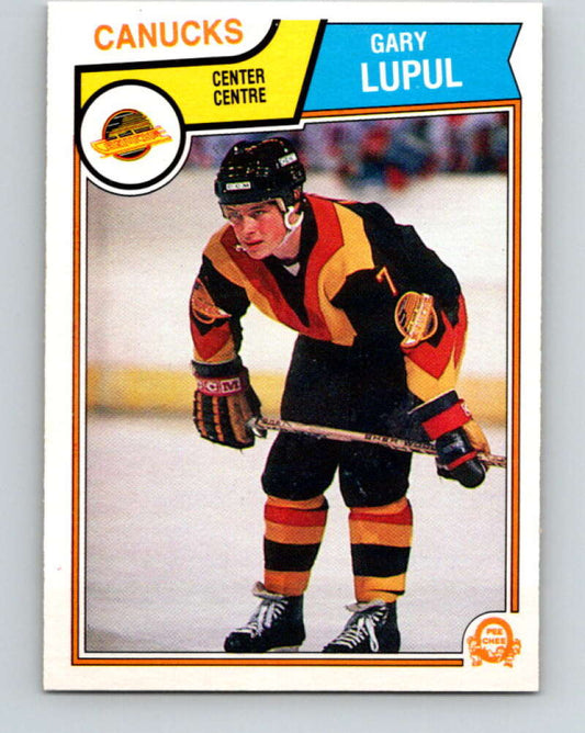 1983-84 O-Pee-Chee #355 Gary Lupul  Vancouver Canucks  V27913