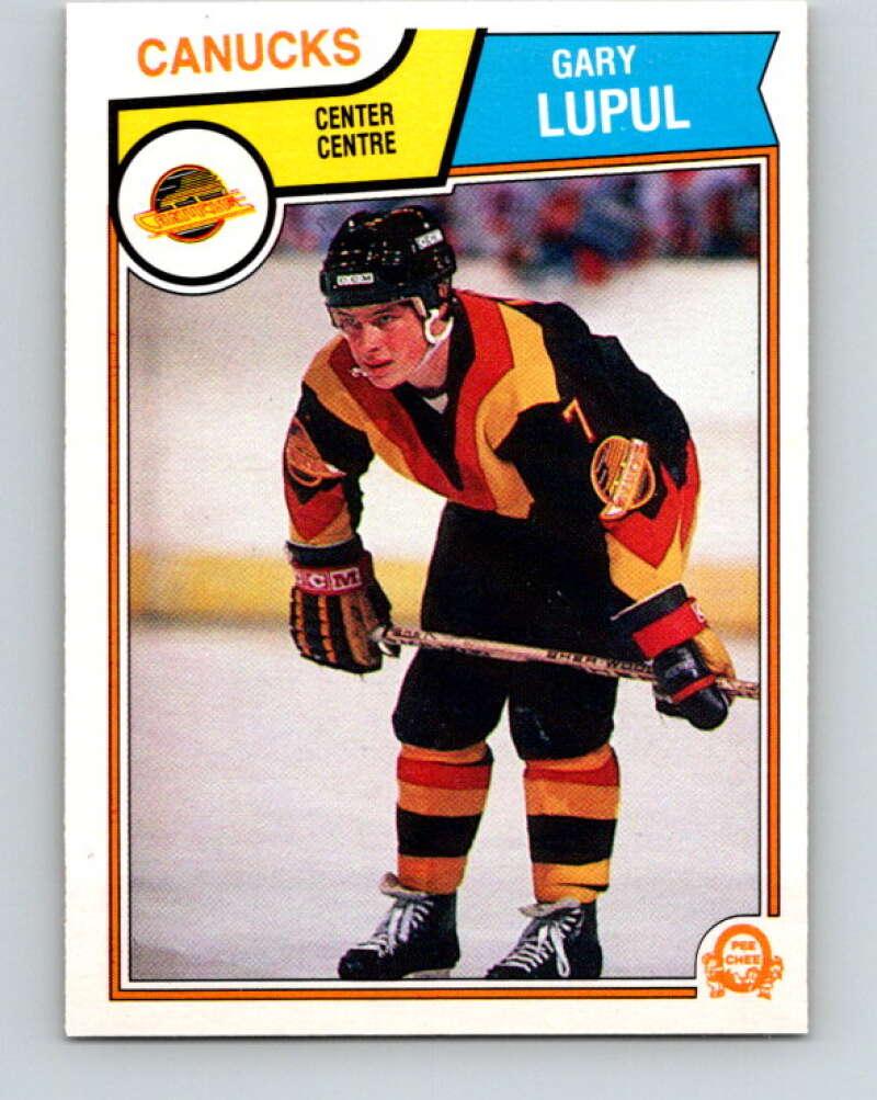 1983-84 O-Pee-Chee #355 Gary Lupul  Vancouver Canucks  V27914