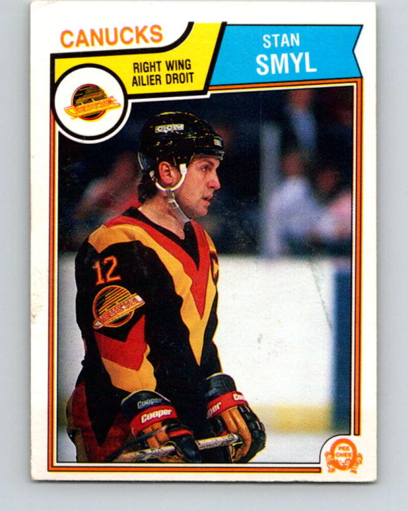 1983-84 O-Pee-Chee #359 Stan Smyl  Vancouver Canucks  V27928