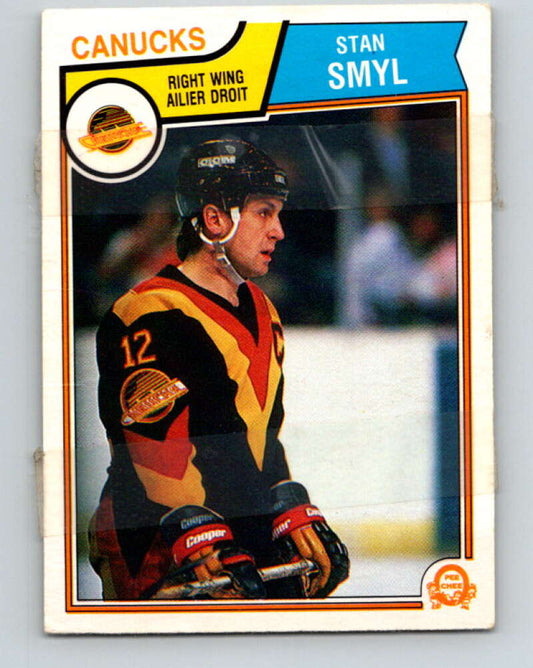 1983-84 O-Pee-Chee #359 Stan Smyl  Vancouver Canucks  V27930