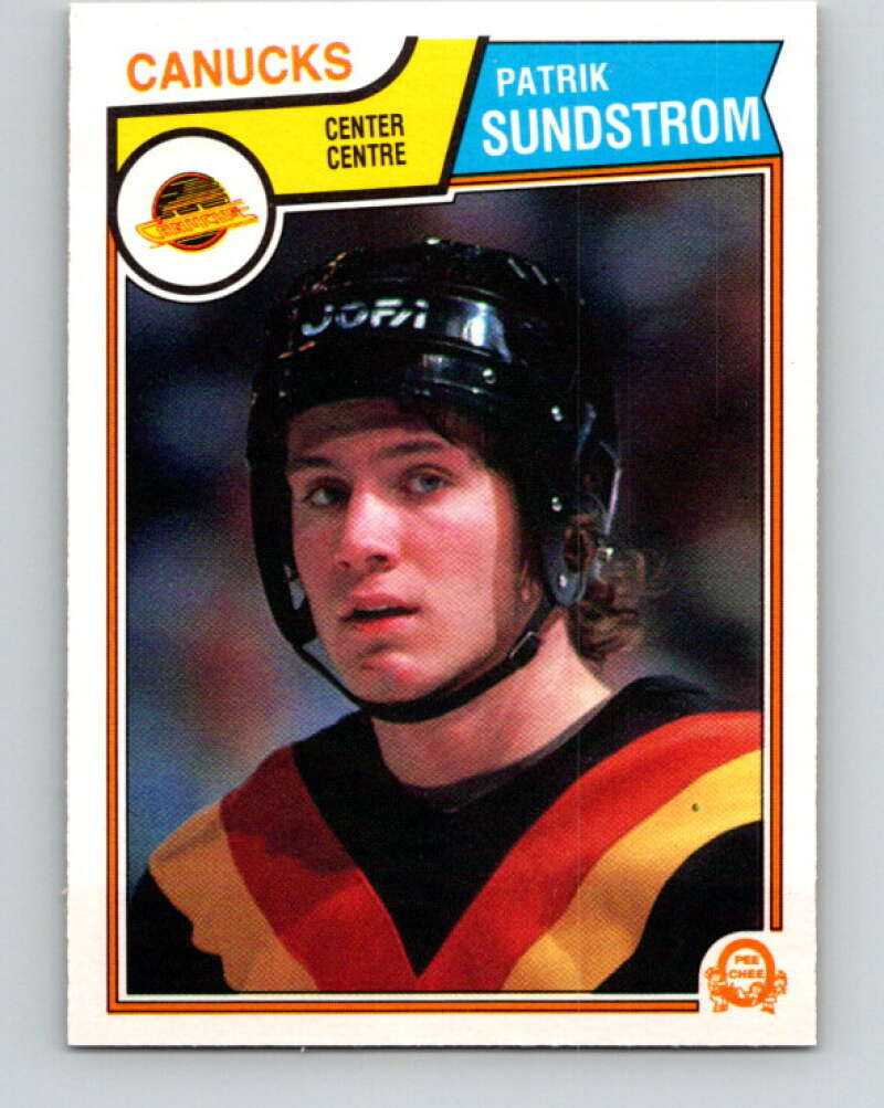 1983-84 O-Pee-Chee #361 Patrik Sundstrom RC Rookie Canucks  V27940