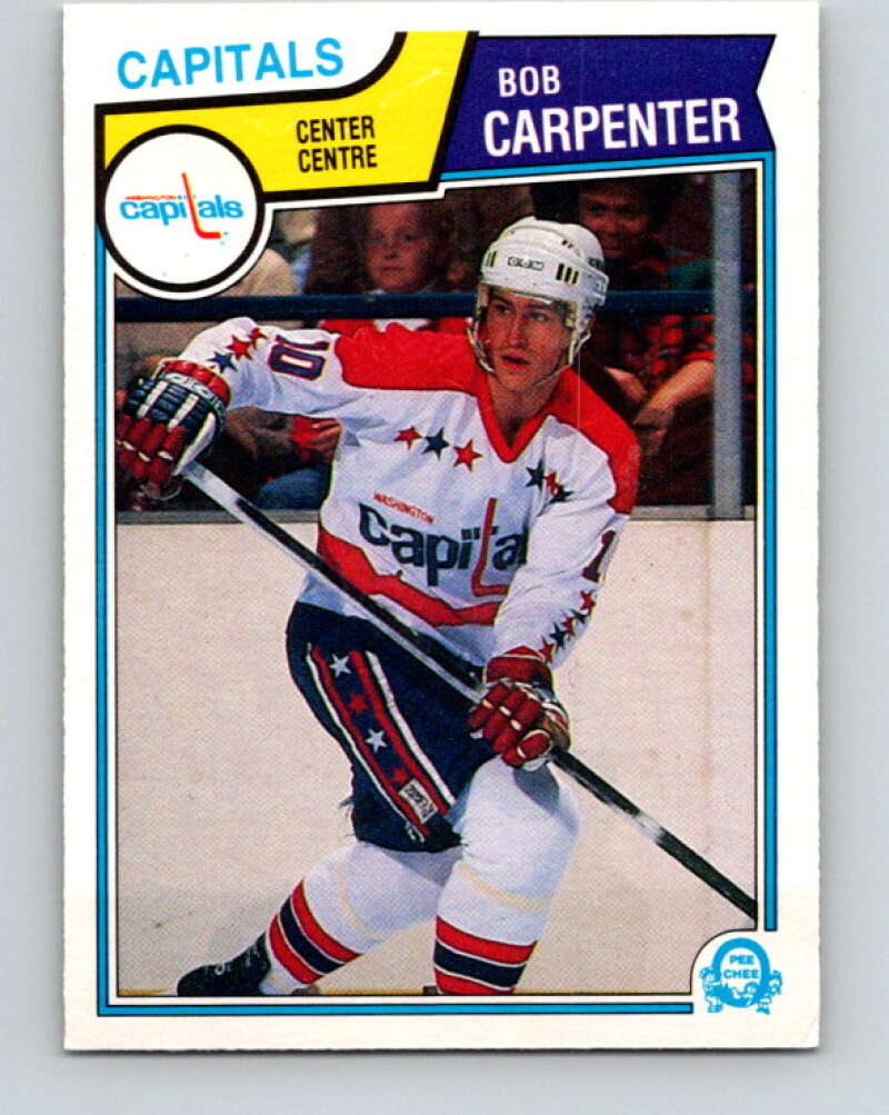 1983-84 O-Pee-Chee #366 Bob Carpenter  Washington Capitals  V27957