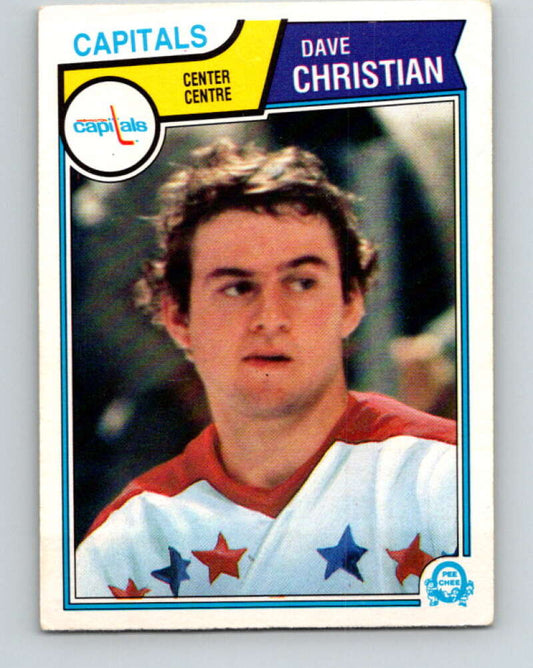 1983-84 O-Pee-Chee #367 Dave Christian  Washington Capitals  V27959