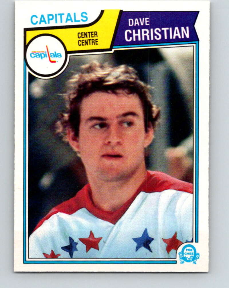 1983-84 O-Pee-Chee #367 Dave Christian  Washington Capitals  V27960