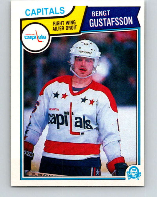 1983-84 O-Pee-Chee #370 Bengt Gustafsson  Washington Capitals  V27971