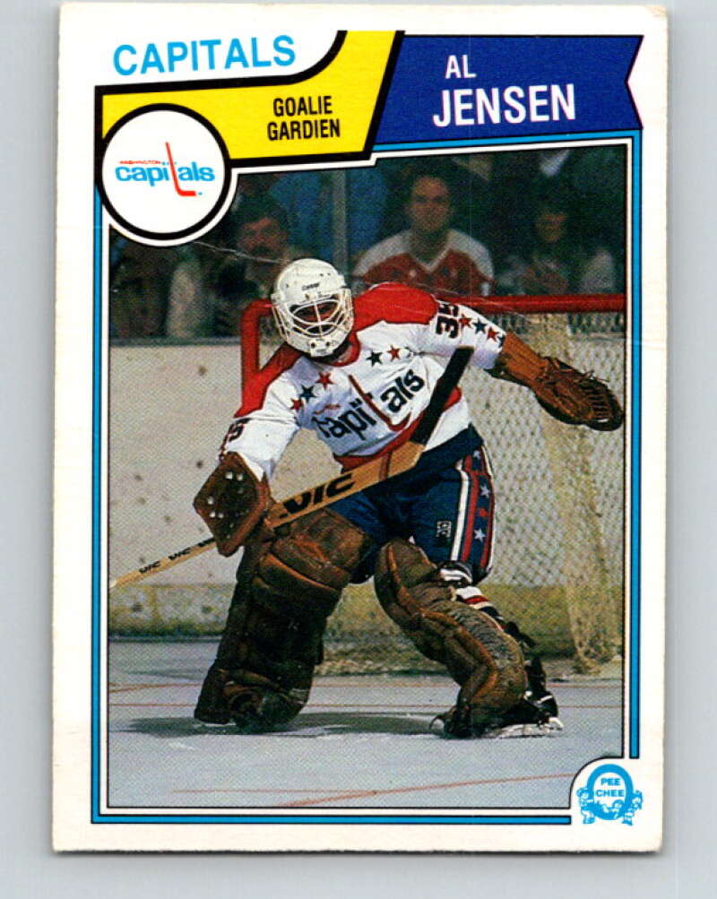 1983-84 O-Pee-Chee #373 Al Jensen RC Rookie Capitals  V27978