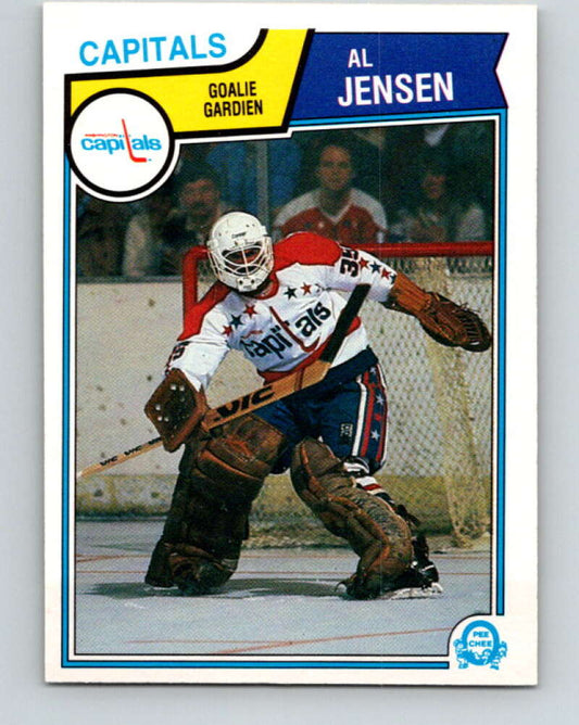 1983-84 O-Pee-Chee #373 Al Jensen RC Rookie Capitals  V27980