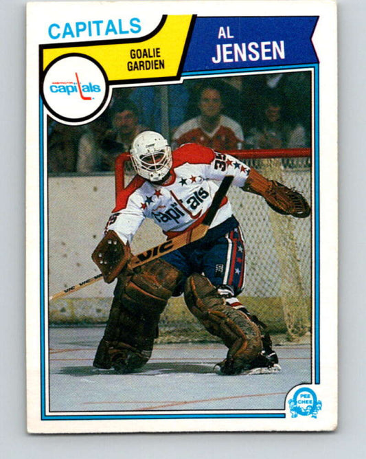 1983-84 O-Pee-Chee #373 Al Jensen RC Rookie Capitals  V27982