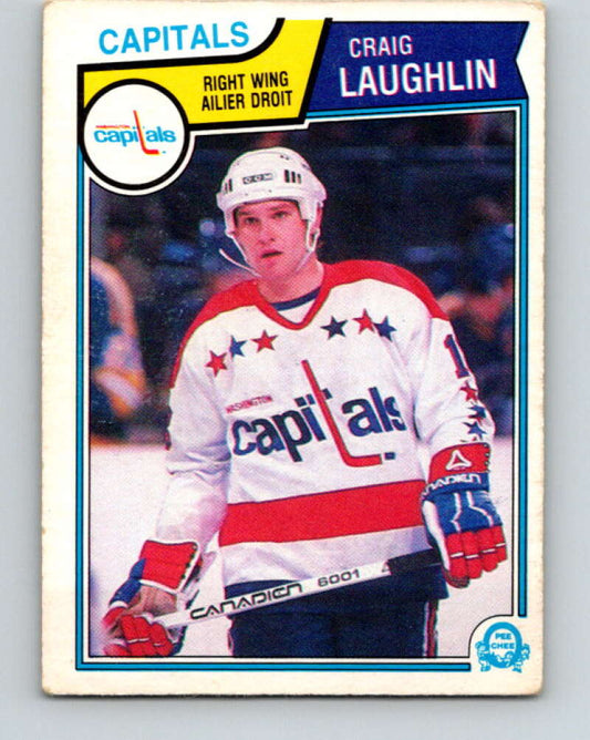 1983-84 O-Pee-Chee #375 Craig Laughlin RC Rookie Capitals  V27990