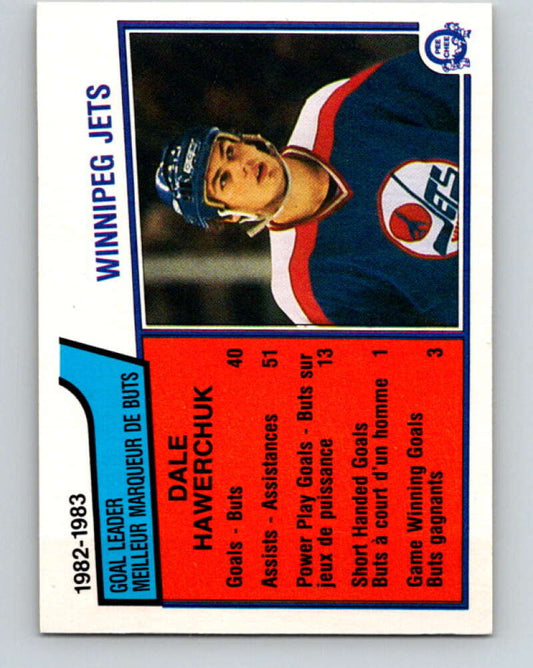 1983-84 O-Pee-Chee #377 Dale Hawerchuk TL  Winnipeg Jets  V27992