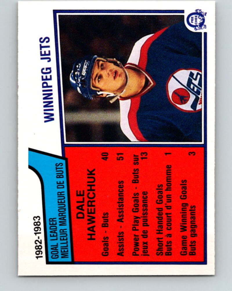 1983-84 O-Pee-Chee #377 Dale Hawerchuk TL  Winnipeg Jets  V27993