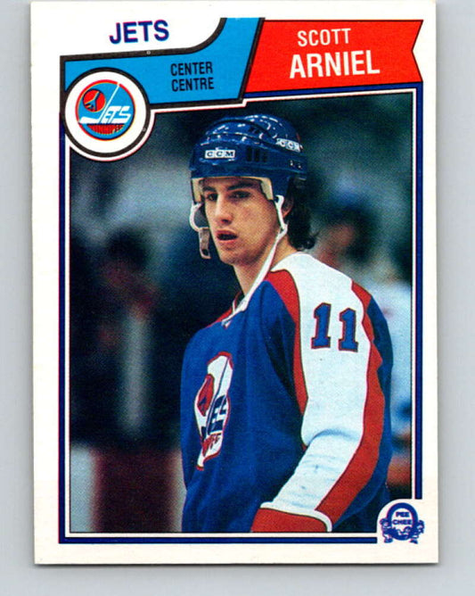 1983-84 O-Pee-Chee #379 Scott Arniel  RC Rookie Winnipeg Jets  V27997