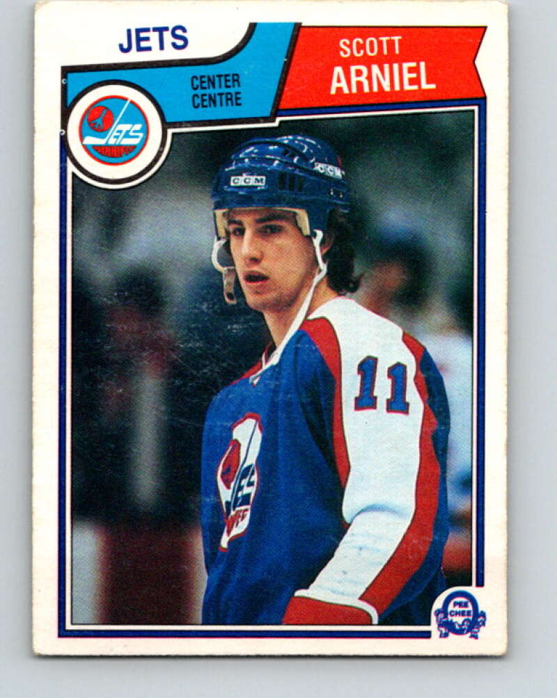 1983-84 O-Pee-Chee #379 Scott Arniel  RC Rookie Winnipeg Jets  V27998