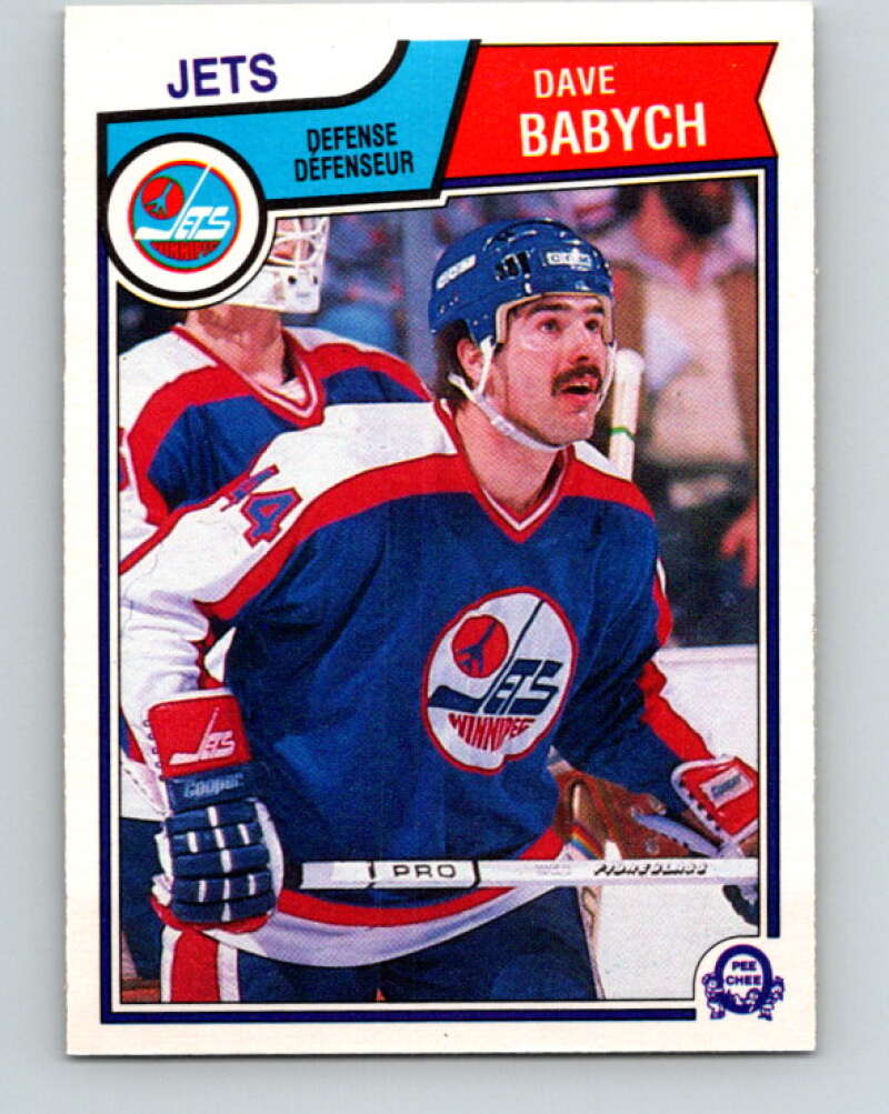 1983-84 O-Pee-Chee #380 Dave Babych  Winnipeg Jets  V28001