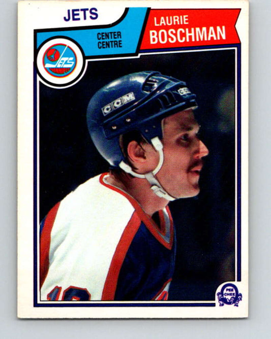 1983-84 O-Pee-Chee #381 Laurie Boschman  Winnipeg Jets  V28003